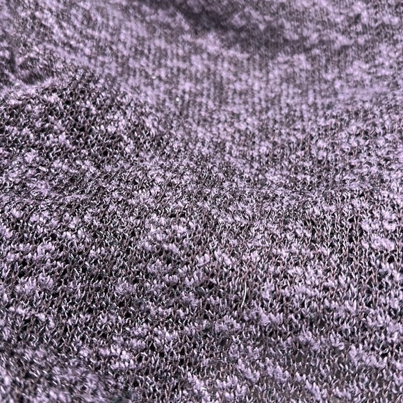 American Eagle Purple blend mock turtleneck sweater pullover, layered front, M - Picture 6 of 8